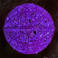 Шар светодиодный 80 см., композитный, цвет фиолетовый, IP65 - 16868 ЕлкаСайт 926673737