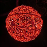 Шар светодиодный 60 см., композитный, цвет красный, 24V, IP65 - 16937 ЕлкаСайт 82888789