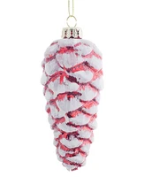 Новогодняя Игрушка "Шишка сосновая". красная. 10 см. - арт.: 158-086 1616022421
