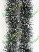 Мишура Праздничная-1 d-95 L=2м зеленый/белый двухцветная арт. М1030 1527686856