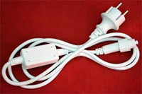 Сетевой шнур с выпрямителем 2А, белый провод 1,5 м. IP-65 - К-7011 1512994600