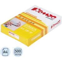 Бумага КОМУС ДОКУМЕНТ Standard (А4, марка С, 80 г/кв.м, 500 л) (90391КТ) 4999842
