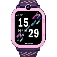 Детские умные часы Xenium W600 1.83" AMOLED розово-фиолетовый 5237734