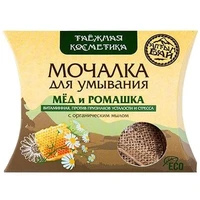 Мочалка для умывания “Мед и ромашка” 60г 17511