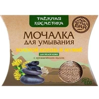 Мочалка для умывания “С золотым корнем” 60г 17513