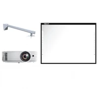 Интерактивный комплект IQBoard DVT T087 с проектором Optoma X309ST и креплением Wize WTH-140 1860806206