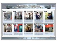 Электрифицированный стенд "Обязанности проводника при подготовке поезда в рейс" с интерактивным манекеном (в спец. форме) Zarnitza 1862011902