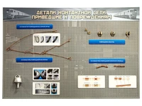 Информационный стенд с образцами "Детали контактной сети, приведшие к повреждениям" Zarnitza 1535924935