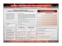 Информационный стенд "Оценка физической работоспособности газодымозащитника" Zarnitza 750468472