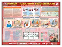 Информационный стенд "Уголок пожарной безопасности" (для жилых помещений) Zarnitza 498840957