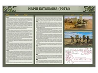 Комплект стендов "Марш батальона (роты)" Zarnitza 420953881