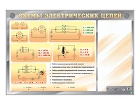Электрифицированный стенд "Схемы электрических цепей" с маркерными полями Zarnitza 1468200418