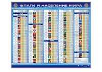 Интерактивный стенд "Флаги и население мира" адаптивный, с пультом управления и планшетом со шрифтом Брайля (география) Zarnitza 1836268430
