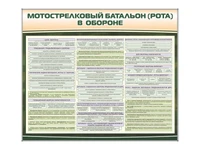 Комплект стендов "Мотострелковый батальон (рота) в обороне" Zarnitza 1029191433