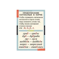 Комплект таблиц для начальной школы «Русский язык. 1 класс» Новый диск 1053856209