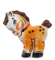 ГЛ- 097/2 Фигурка «Лошадка-Пони» цв. (Гжельский фарфор) 1671269998