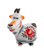ГЛ- 996/2 Фигурка «Коза-Дереза» цв. (Гжельский фарфор) 843756442