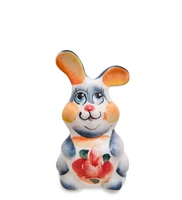 ГЛ- 842 Фигурка «Заяц Мартин» цв. (Гжельский фарфор) 234997094