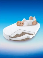 Матрас AmaroBaby с ортопедическим массажным эффектом, Ortho Massage Ellipse 1250 x 750 х 100 AMARO-331275-OM