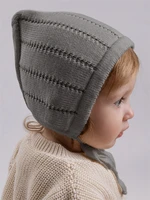 Шапочка детская вязаная Amarobaby Tiny, демисезонная, серый AB-OD26-TIN16/11-38