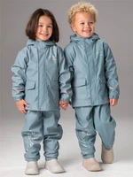 Комплект непромокаемый (куртка и полукомбинезон) Amarobaby Rainwear, синий AB-OD26-RAIN35/20-92