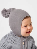 Шапочка детская Amarobaby Pure Love Nice вязаная, серый AB-OD23-PLN16/11-38