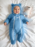 Комбинезон детский демисезонный Amarobaby Spring, голубой AB-OD23-6201N-GO-62