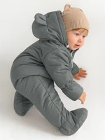 Комбинезон детский демисезонный Amarobaby Spring, серый AB-OD23-6201N-SE-74