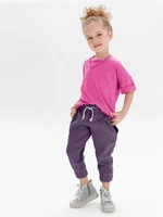 Костюм детский Amarobaby JUMP (футболка,брюки), фуксия/сиреневый AB-OD21-JUMP22/2517-92