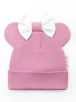 Чепчик (шапочка) детская AMAROBABY Nature essence mini, розовый AB-OD22-NE16Mi1/06-38