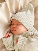 Шапка детская вязаная Amarobaby Pure Love Tot, демисезонная, молочный AB-OD22-PLT16/33-38