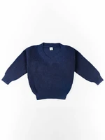 Свитер для девочки Amarobaby KNIT, синий AB-OD21-KNIT2601/20-122