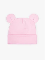Чепчик (шапочка) детская AMAROBABY Nature essence bear, розовый AB-OD22-NE16Be1/06-38