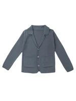 Жакет для мальчика, Amarobaby Pure Love, School, вязаный, серый AB-OD21-PLS2001/11-122