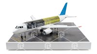 Препарированный макет самолета SSJ-100 1595521168
