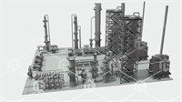 Наглядный макет "Установка гидроочистки вакуумного газойля" 496864426
