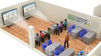 Гибридный лазерно-пневматический интерактивный тир 1501516008