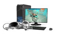 Виртуальный процедурный VR-тренажер «Техника снятия ЭКГ с помощью 12-канального электрокардиографа» 1809337022