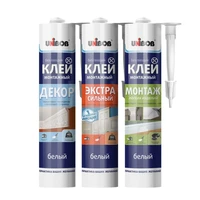 Клей акриловый монтажный, Unibob, экстрасильный, белый 1175499518