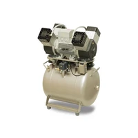 Ekom DK50 4VR/50/M - безмасляный компрессор для 4-x стоматологических установок без кожуха, с осушителем, с ресивером 50 л 191166416