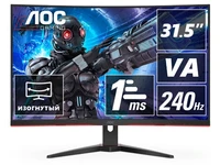 Монитор AOC C32G2ZE 31.5-inch черный 755809362