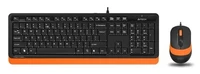 Клавиатура+мышь A4tech Fstyler F1010 F1010 ORANGE, цвет черный 1602572779