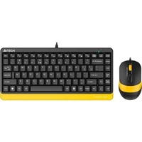 Клавиатура+мышь A4tech Fstyler F1110 BUMBLEBEE, цвет черный 1501355096