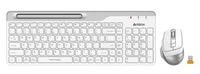 Клавиатура+мышь A4tech Клавиатура + мышь Fstyler FB2535C FB2535C ICY WHITE, цвет белый 2106274718