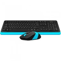 Клавиатура+мышь A4tech Клавиатура + мышь Fstyler FG1010 FG1010 BLUE, цвет черный 1972591984