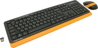 Клавиатура+мышь A4tech Клавиатура + мышь Fstyler FG1010 FG1010 ORANGE, цвет черный 1953898219