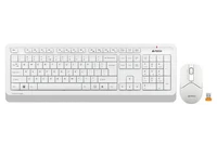 Клавиатура+мышь A4tech Клавиатура + мышь Fstyler FG1012 FG1012 WHITE, цвет белый 519318196
