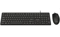 Клавиатура+мышь Philips Клавиатура + мышь SPT6264, русская заводская раскладка SPT6264B/60, цвет черный 134531816