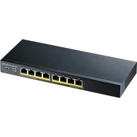 Zyxel GS1900-8HP Smart L2 PoE+ Switch , 8xGE PoE+, Desktop, Silent, Budget PoE 70W 476804317