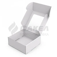 Коробка с окошком белая 169279131